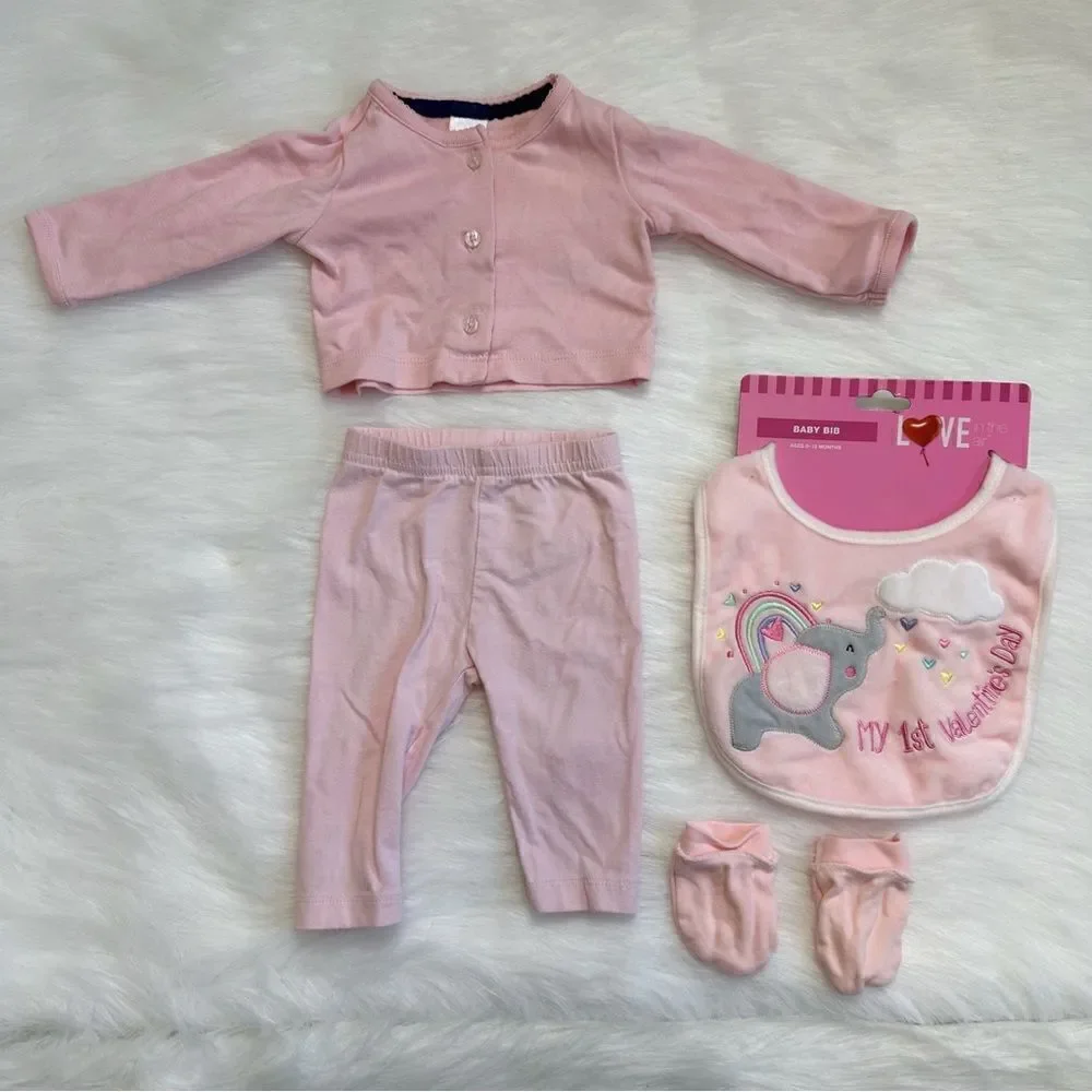 0-3 Months Baby Girl Fall/Spring Clothes LOT